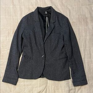 Attention Women's Navy Checked Blazer